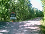 entrance sign among our extensive roads inside sunny point resort